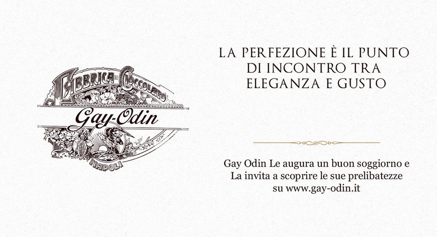 Gay-Odin hospitality welcome card