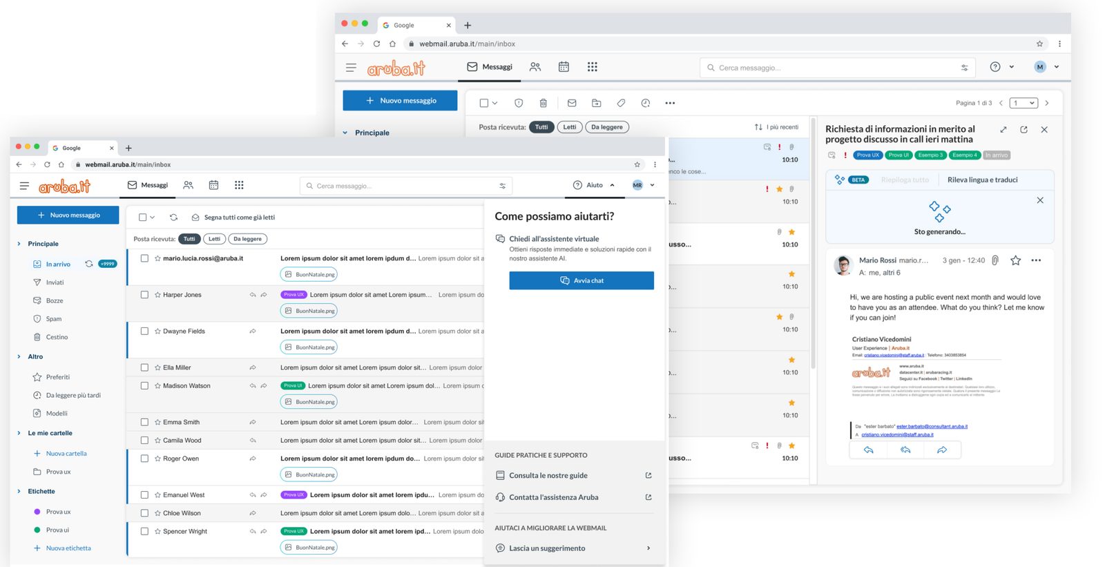 Aruba AI — AI Assistant experience