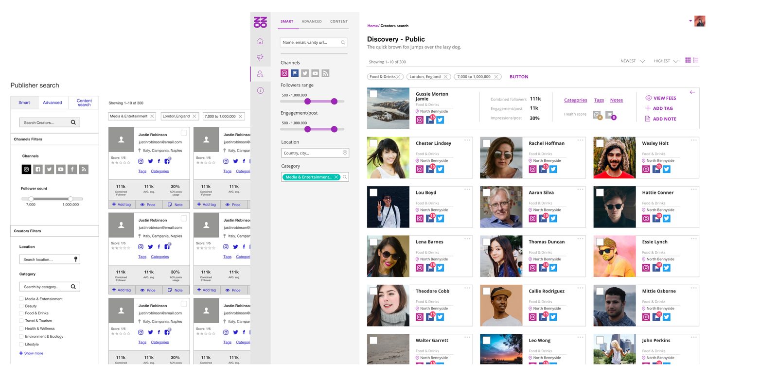 Buzzoole Creator Search Tool — filters and creator discovery